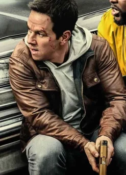SPENSER CONFIDENTIAL (SPENSER) MARK WAHLBERG LEATHER JACKET