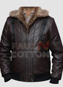 Spiderman Home Coming Vulture ( Michael Keaton ) Leather Jacket