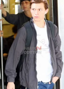 Spider-Man Homecoming Peter Parker (Tom Holland) Grey Jacket