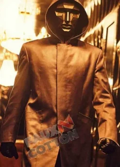 Squid Game (front Man) Lee Byung-Hun Costume Grey Coat