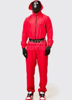 Squid Game Guard Red Jumpsuit