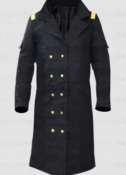 Steampunk Gothic Men's Double Breasted Costume Coat