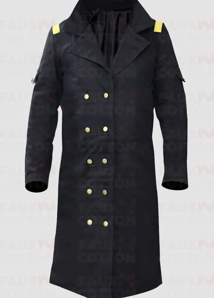 Steampunk Gothic Men's Double Breasted Costume Coat
