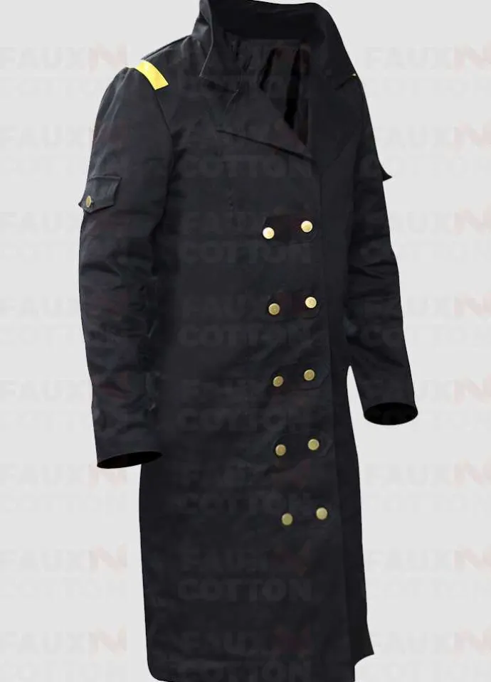 Steampunk Gothic Men's Double Breasted Costume Coat