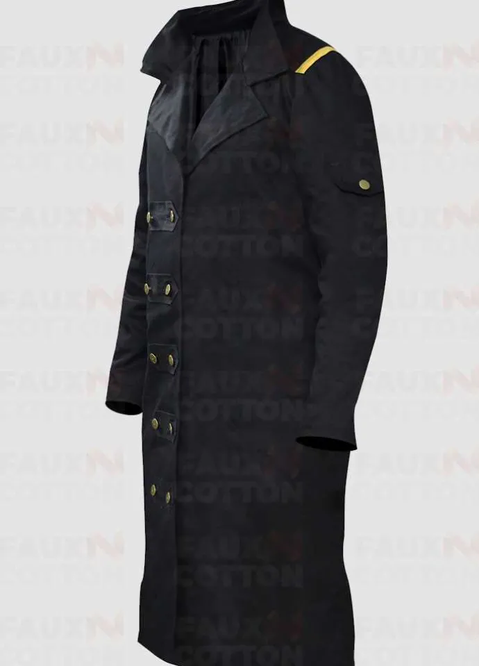 Steampunk Gothic Men's Double Breasted Costume Coat