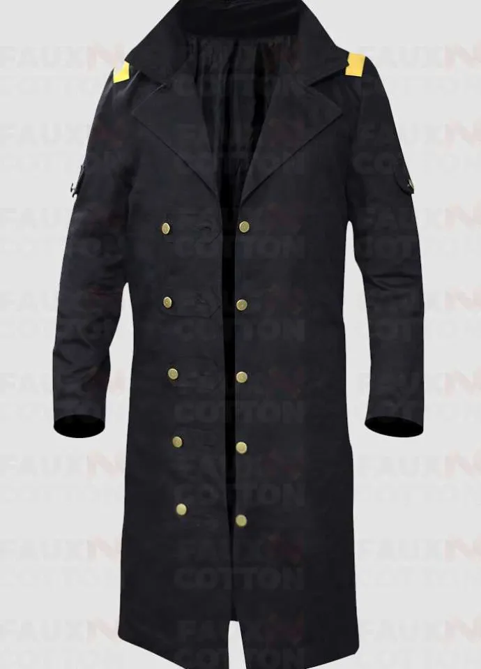Steampunk Gothic Men's Double Breasted Costume Coat