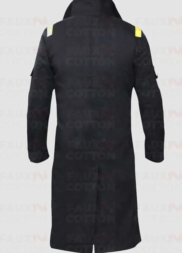 Steampunk Gothic Men's Double Breasted Costume Coat