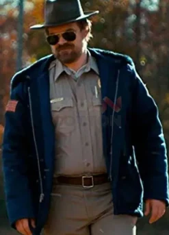 Stranger Things David Harbour (Jim Hopper) Jacket