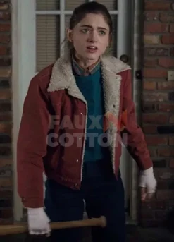 Stranger Things Natalia Dyer Red Jacket