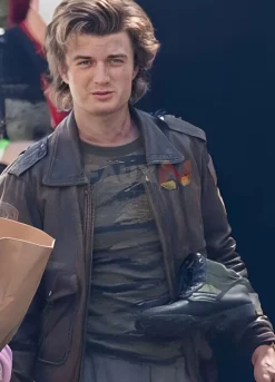 Stranger Things (Steve Harrington) Joe Keery Leather Jacket