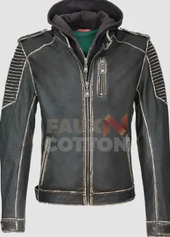 Suicide Squad Jared Leto Hoodie Leather Jacket
