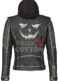 Suicide Squad Jared Leto Hoodie Leather Jacket