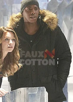 Supergirl Mehcad Brooks Hood Jacket