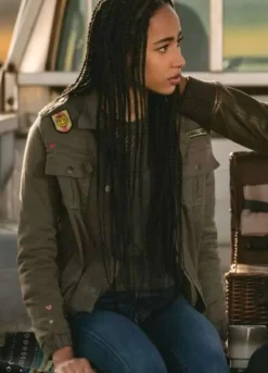 Superman & Lois S04 Natalie Irons (Tayler Buck) Grey Jacket