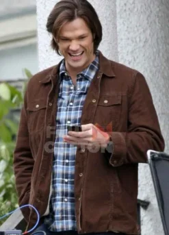 Supernatural Jared Padalecki Brown Suede Jacket