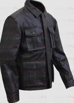 Supernatural Jensen Ackles Season 7 Brown Leather Jacket