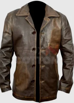 Supernatural Jensen Ackles Distressed Leather Jacket