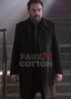Supernatural Mark Sheppard Black Coat