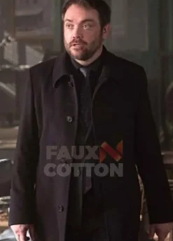Supernatural Mark Sheppard Black Coat