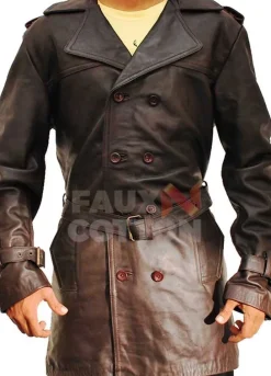 Sweeney Todd Johnny Depp Leather Trench Coat