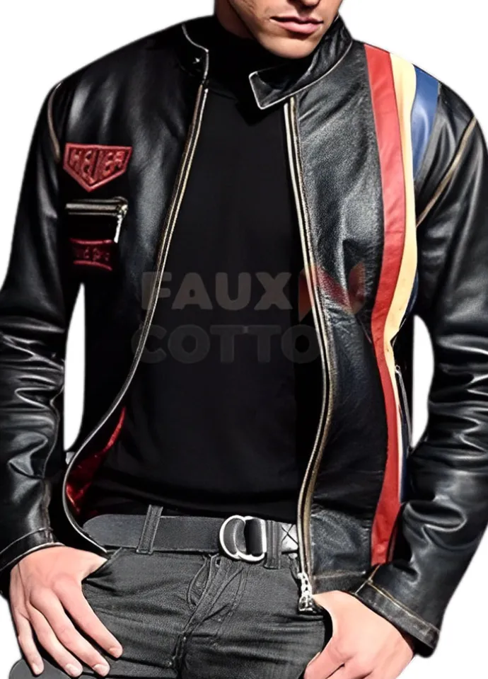 Tag Heuer Black Leather Jacket