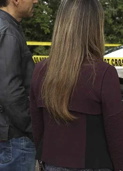 Take Two (Sam Swift) Rachel Bilson Purple Fleece Jacket
