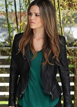 Take Two Sam Swift (Rachel Bilson) Black Leather Jacket