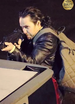 Taylor Kitsch 21 Bridges Ray Black Leather Jacket
