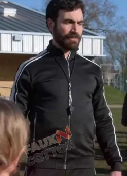 Ted Lasso Brett Goldstein (Roy Kent) Black Cotton Jacket