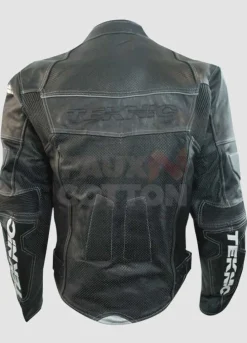 Teknic Mercury Perforated Sportbike Leather Jacket
