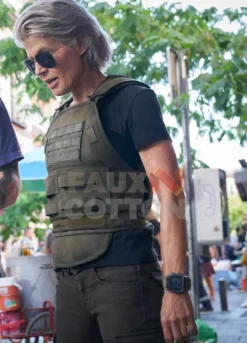 Terminator Dark Fate Linda Hamilton Bomber Vest