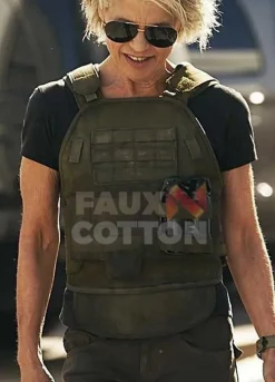 Terminator Dark Fate Linda Hamilton Bomber Vest
