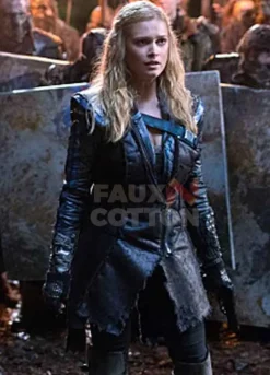 The 100 Eliza Taylor Leather Coat