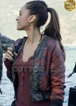 The 100 Lindsey Morgan Leather Jacket