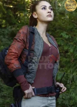 The 100 Lindsey Morgan Leather Jacket