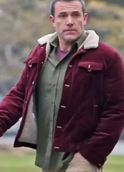 The Accountant 2 Ben Affleck Maroon Jacket