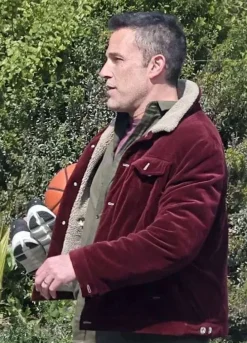 The Accountant 2 Ben Affleck Maroon Jacket