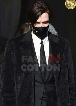 The Batman 2022 Bruce Wayne Black Wool Coat