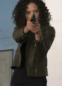 The Blacklist Redemption (Nez Rowan) Tawny Cypress Leather Jacket