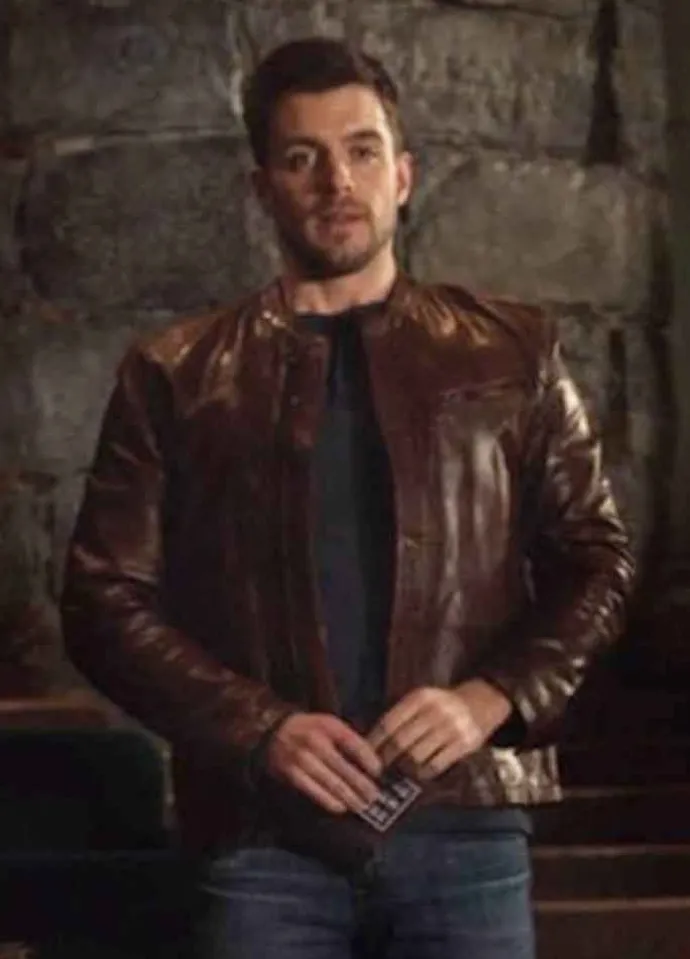 THE BOLD TYPE DAN JEANNOTTE BROWN JACKET
