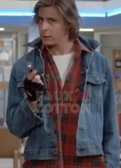 The Breakfast Club Judd Nelson Blue Denim Jacket