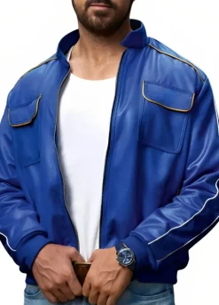 The Chase For Carrera Ryan Gosling (Ryan) Blue Jacket