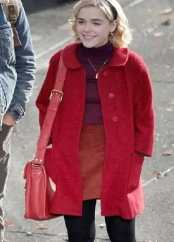 THE CHILLING ADVENTURES OF SABRINA (SABRINA SPELLMAN) KIERNAN SHIPKA WOOL COAT