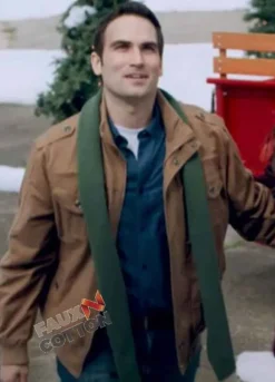 The Christmas Promise Giles Panton (Henry) Brown Cotton Jacket