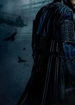 The Crow (2024) Bill Skarsgard Black Coat