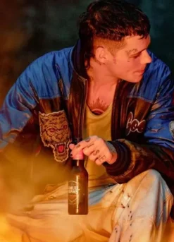The Crow 2024 Bill SkarsgÃ¥rd Bomber Jacket