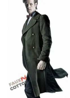 The Eleventh Hour (The Doctor) Matt Smith Green Cotton Jacket