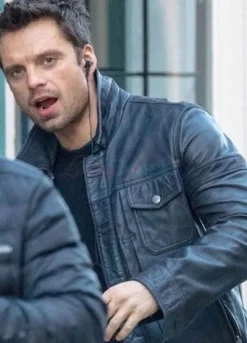 THE FALCON AND THE WINTER SOLDIER (BUCKY BARNES) SEBASTIAN STAN BLACK JACKET