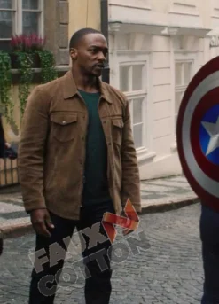 The Falcon and the Winter Soldier Anthony Mackie (Sam Wilson) Brown Jacket