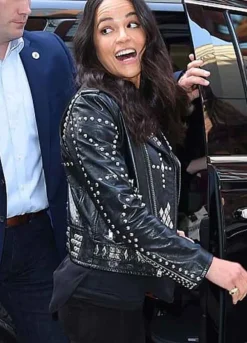 The Fast Saga Michelle Rodriguez (Letty Ortiz) Studded Leather Jacket